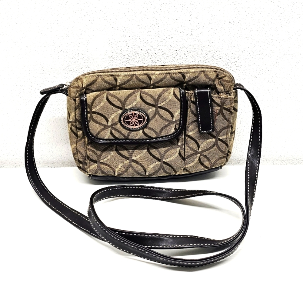 Geometric Camera Bag Crossbody Adjustable Strap